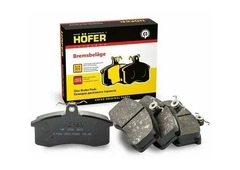 Колодки тормозные передние ВАЗ 2108 2109 2110 2113 2114 HOFER 350803 20210175