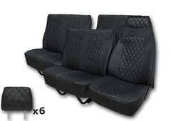 Чехлы автомобильные Газель NEXT 7 мест черный экокожа GN90010720109