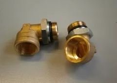 Штуцер угловой компрессора к шлангу ГАЗон Next 89955/89453 М22х15 М22х15Т