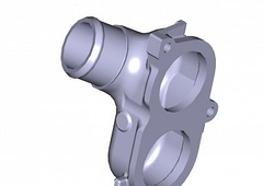 Крышка термостата / патрубок отводящий ГАЗон Next  5340130313010