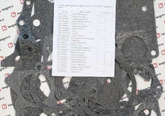 Набор прокладок двигателя ГАЗ3309 дв 2457 Е3 25 прокладок KVS2457390602202
