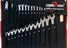 Набор инструмента СЕРВИС КЛЮЧ в сумке 27 предметов 70046