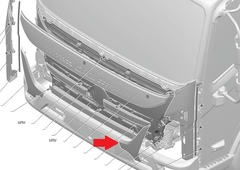 Облицовка передняя нижняя левая Валдай NEXT L153100000047 / С49RD28401639