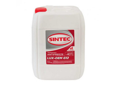 Антифриз 10кг красный SINTEC 