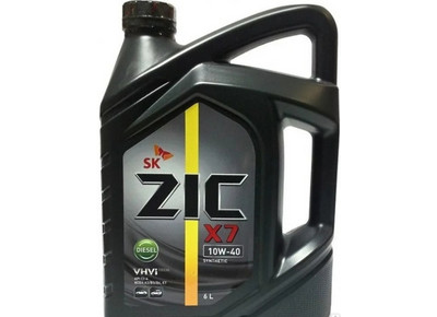 ZIC  A +/X7 10W40  SК  диз  6л  син 