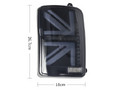 Фонарь задний НИВА комплект 12/24W RED 231LNZBLACK