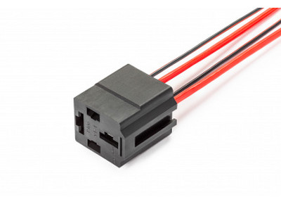 Колодка 4конт с проводами для реле стартера AX3407
