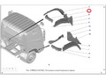 Перегородка левая задняя Валдай NEXT L1543021500А0